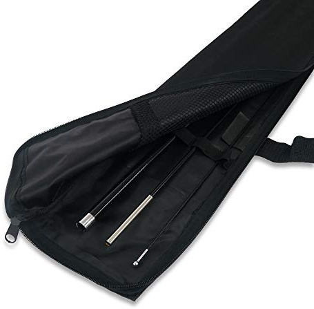 2.6m Push Fit Telescopic Feather Sail Teardrop Flag/Banner/Windsock Pole - Complete with canvas bag. Worlds Strongest Portable Flag Poles.