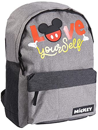 CERDÁ LIFE'S LITTLE MOMENTS Mujer Poliéster Mickey-Licencia Oficial Disney, Multicolor, Grande-Mochila con el tamaño Ideal para Que lleves Todo ordenado