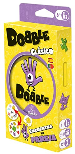 Zygomatic | Dobble Classic Blister Eco |Exclusivo en Amazon | Juego de Cartas Familias y Niños | A Partir de 7 Años | De 2 a 8 Jugadores | 15 Minutos por Partida | En Español y Portugués