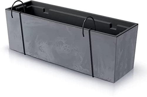 Prosperplast Urbi Fall Concrete Effect W, Dimensions (MM) 580 x 180 x 195, Marengo Colour