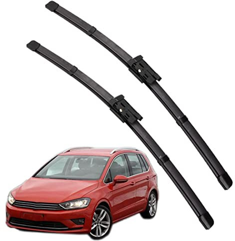 QHYTL Scheibenwischer Für Auto Scheiben Wiper Blades Für Golf Sportsvan (2014-2021) Wischerblatt Vorne Wischblätter Gummi Windshield Wipers 700mm+400mm fit Schieberegler