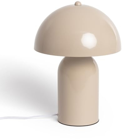 LEDKIA LIGHTING Tischlampe Metall Slink Beige