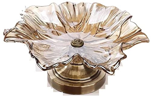 ETZRYSYB Frutero con personalidad creativa, portátil, decorativo, de metal antiguo, bandeja para servir frutas secas para boda