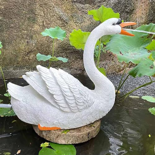 ZYZSY Fontaines pour bassins d'animaux, Jet d'eau pour Bassin avec Pompe, Gargouille Set, Jeu d'eau pour fontaines décoratives, fontaines d'eau, bassins/Décoration de Jardin