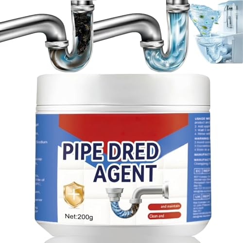200G Sink Unblocker Sink and Drain Cleaner,Powerful Drain Cleaner for Fast Unblocking,Heavy-Duty Pipe Dre/dge Agent,Toilet & Shower Dr/ain Unblocker,Bathroom & Outdoor Drai/n Cleaner
