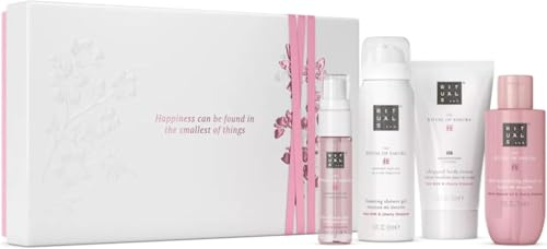 Coffret Rituals The Ritual of Sakura - Produits de soins de la peau enrichis en fleurs de cerisier et lait de riz - Cadeau détente et bien-être