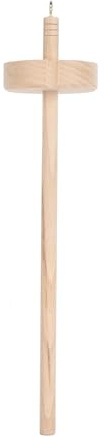 ANKROYU Fuso professionale in legno, filatoio per filato, intagliato a mano, strumento per filare a maglia, tessitura, uncinetto, principianti, progetti artigianali fai da te, legn