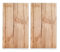 Zeller 26277 Tagliere in legno, Set di 2 pz, vetro