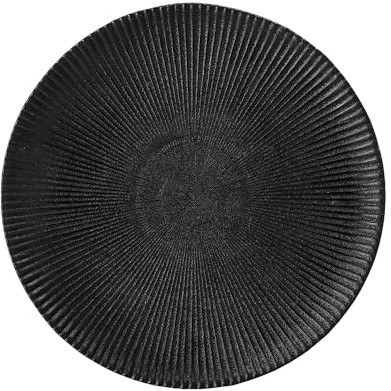 Bloomingville Neri Teller aus Keramik in der Farbe Schwarz mit einem Durchmesser von 23cm, 21255672
