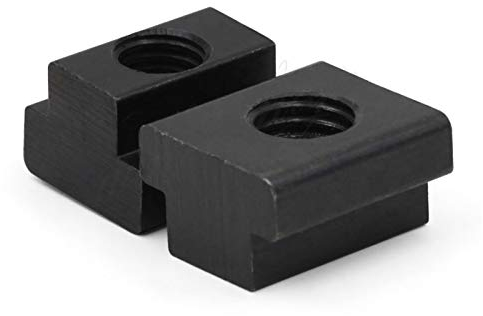 5 stücke M5 M6 M8 M10 M12 M14 DIN508 Schwarzer Oxid Finish Grade 8.8 Kohlenstoffstahl T-Slot Mutter durch Schlitz T-Nuts Möbel geweckt DUO ER (Size : M5)