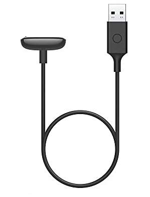 Fitbit Charge 5 Retail Charging Cable, Black