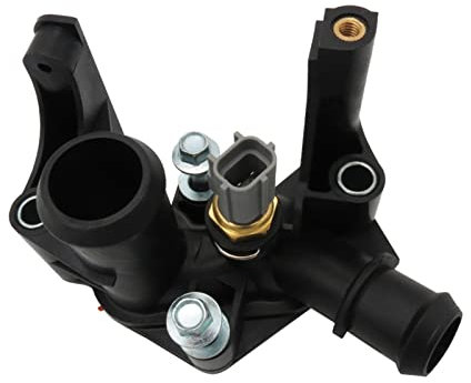 SELPED KANGYEBAIHUODIAN Termostati Motore Flangia alloggiamento refrigerante con sensore e amp; Guarnizione Adatta for Ford Focus Puma Fiesta Fusion Mondeo BC Max Ecosport KA