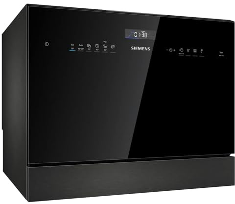 SIEMENS - Mini lavavajillas SK25IB00TE, iQ500, varioSpeed