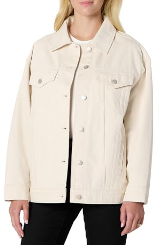 Amazon Essentials Chaqueta Trucker Vaquera con Bolsillos Mujer