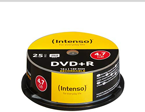 Intenso 4111154 DVD+R 16x 25 Pack Cakebox