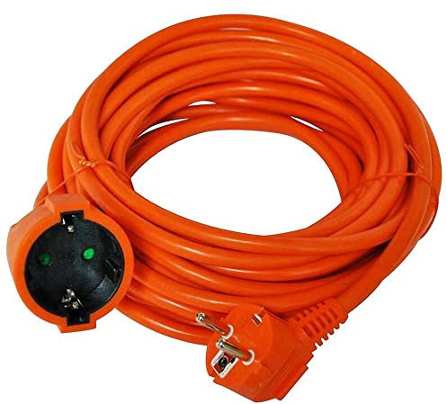 Vetrineinrete® Prolunga elettrica cavo corrente per interno casa e esterno giardino spina 16a presa schuko 220v varie misure 5 metri A17
