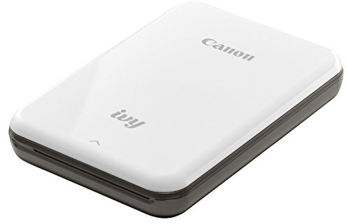 Canon IVY Mini Photo Printer for Smartphones (Slate Gray) - Sticky-back prints, Pocket-size