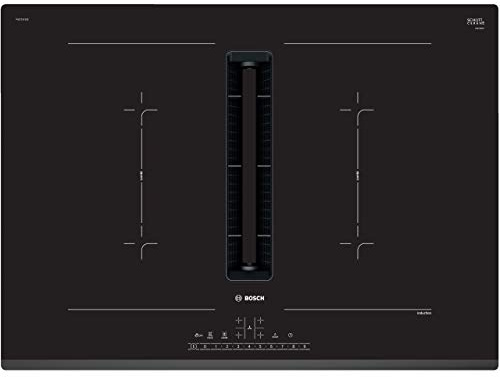 Bosch Series 6 PVQ731F15E 71cm Induction Hob - Black - For Ducted/Recirculating Ventilation