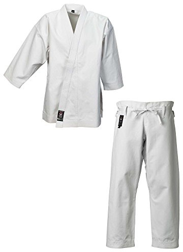 Karateanzug, Tokaido Tsunami Silber, Karategi, 12 oz., weiß