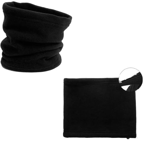 LE11 Winter Warm Outdoor Thermal Warmth Snood Neck Warmer Multi Use Outdoor Ski Beanie Hat