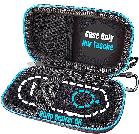 Woollo Case Compatible with Beurer BR 60 BR 90 BR 10 Insect Bite Healer Portable Hard Travel Case Cover Case Only Bag Without Insect Bite Healer, Black