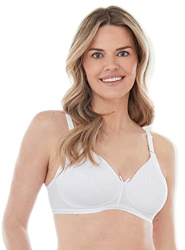 Bestform Casual Value #5006248 Reggiseno, Opaque, Bianco/Giardino opulento, 4B Donna