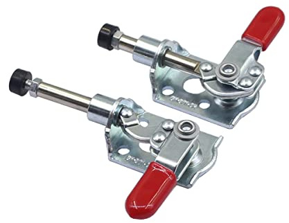 CN-BOGONG 2Pieces GH-301-CR Handle Quick Release Left and Right Push-pull Toggle Clamp quick release push pull clamp (Right) 301CR