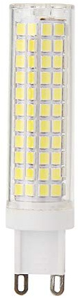 Demiawaking 5Pack G9 LED Lampe Warmweiß 15W 1500 Lumen 2835SMD 220V 360 Beam Dimmbar Glühlampe Maislicht Kronleuchter Keramik Ersatz Für Halogenlampe (Kaltweiß)