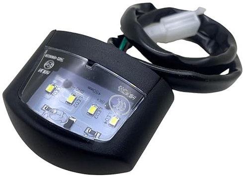 Yecnecty Luz de matrícula trasera de motocicleta para K awasaki Ninja 250R 300 ZX636 ZX-6R ZX-10R Z1000SX Z800 Z750 Z250 ER-6F ER-6N ZZR 1400