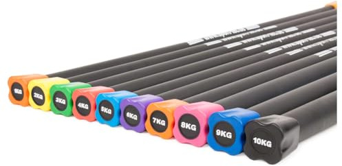Sport-Tec Gewichtsstange-Set, 1-10 kg, 10 Stück