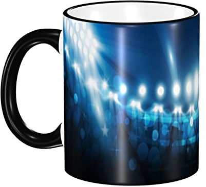 Tasses À Café 330ml, Terrain De Football Américain Tasses De Petit Déjeuner Idée Cadeau Tasses À Céramique Personnalisé Tasse À Café Rétro, Pour Cadeaux, Domicile, Anniversaire