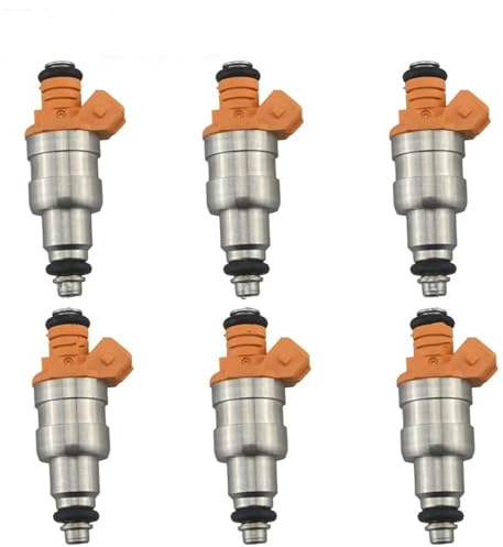 FACSER Injektor 6X Für Wrangler Für Cherokee YJ 1987-1998 I6 4,0 L Auto Zubehör Kraftstoff Injektoren 33007127 53003956 FJ26 FJ124 53030343 53030343AB Kraftstoff Injektor