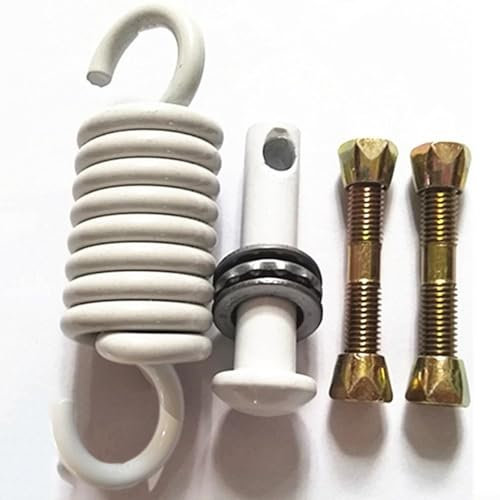 EXTRWORY Starker Hängesesselhaken,Heavy Duty Hängen Stuhl Feder Haken,mit großen Federn, Metallmaterial, reduziert den Druck, geeignet für Eierstühle(white)