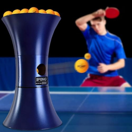 XIAGJAO Tischtennis Smart Launcher, Ping Pong Trainingsroboter mit Fernbedienung, einstellbarem Winkel und Flugbahn, für Tischtennis-Training
