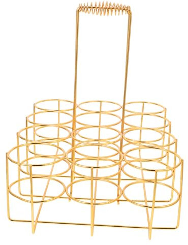 Didiseaon Beer Rack Basket Bottle Storage Woven Design for Bar Ktv for Beer Bottles Organization and Transport