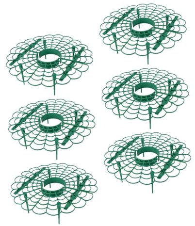 Happyyami 6pezzi Supporti per Fragole da in Plastica Struttura per Arrampicata per Fragole e Rastrelliere per Piante Rampicanti Protezione Fusto e Bacche Pulite