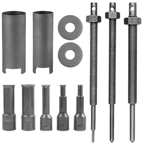 PORFOYO Extractor de rodamientos internos con 5 tamaños de clips abiertos, extractor de rodamientos interiores de motocicleta, 9-23 mm, extractor de rodamientos interiores, para motocicleta, bicicleta