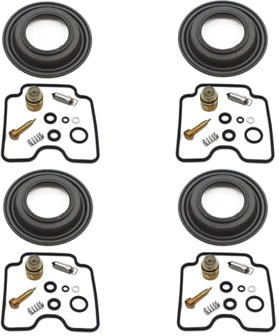 Kit Réparation Membrane Carburateur pour Suzuki pour Bandit 1200 GSF1200 GSF1200S 2001-2005 Membrane De Carburateur De Moto Joint De Pointeau Pièces De Vis d'air