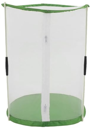 CGACCSD Papillon en maille, maison de papillons 30 x 40 cm avec fermeture éclair, protecteur pliable pour observation de projets scientifiques en plein air