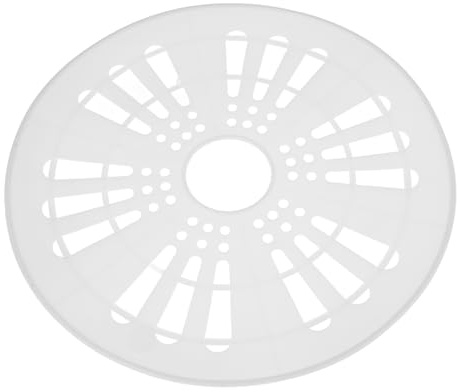 Sewroro Cubierta Fácil Instalación para Centrifugadora de Lavadora de Seguridad y Repuesto de Lavadora de Plástico Blanco, Accesorio Versátil para Secadora