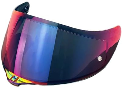 AMENGJ Visiere Casque Moto Visière de Casque K5 for écran Facial K1 K1S K5S(Red)
