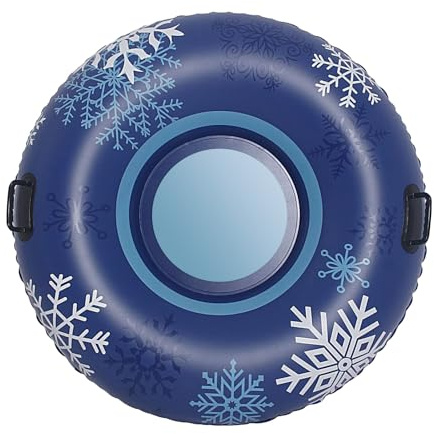 Sledge - 43 Inch Snow Tube | PVC Inflatable Sledge - Cold Resistant Design for Kids, Winter Fun, Durable Snow & Durable
