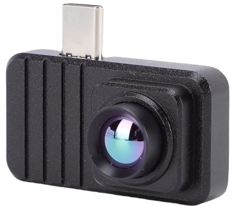 Luocute Caméra D'imagerie Thermique pour Smartphone, Caméra USB Thermique 45 Plug and Play de Type C avec Résolution 160 X 120 Pixels, Imageurs Thermiques pour Smartphones et