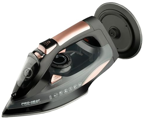 Bügeleisen Dampfbügeleisen Keramikfuß 2400W Calc-Clean-Funktion | hohe Dampfleistung | Dampfstöße, Keramiksohlen zum Bügeln | Selbstreinigung | Effective Dampfbügeleisen