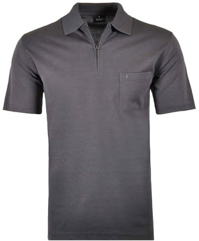 RAGMAN Herren Softknit-Poloshirt mit Zip