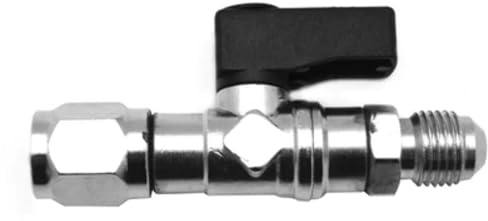 Grifo de bola recto para bombona de gas R32 1/2 F x 5/16 M