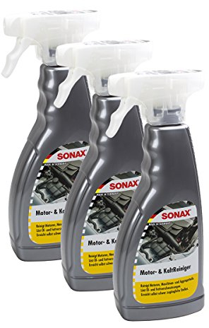 3x 500ml SONAX 05432000 Motor- & KaltReiniger MotorReiniger Kalt Reiniger