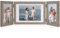 Afuly Cadre Photo Collage En Bois 3 Photos Pour 10x15 Et 13x18 Cadre Photo Multiple Marron Rustique Cadeau De Mariage Familial