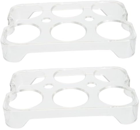 CORHAD 2pièces Boîte à Œufs Transparent Pour Réfrigérateur Organisateur De Rangement Avec Compartiments Pour Œufs De Stockage Pratique
