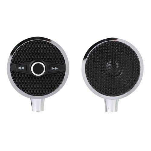 KLLJRFW Altoparlante Bluetooth per moto Altoparlante per moto da 1,25 pollici Radio o FM per manubrio compatibile con Indian